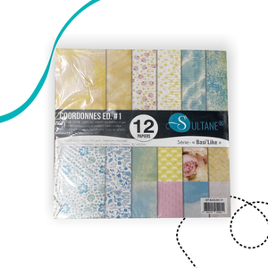 12 DARABOS SULTANE MINTÁS KREATÍV LAPCSOMAG