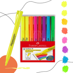 FABER-CASTELL 8 DARABOS SZÖVEGKIEMELŐ