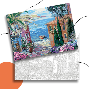 RAVENSBURGER SZÁMFESTŐ - MEDITERRÁN TÁJKÉP