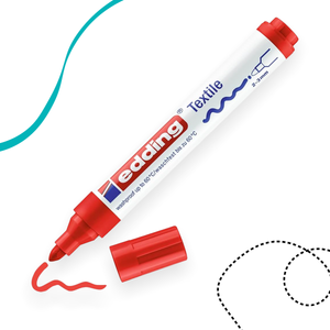 EDDING 4500 TEXTIL MARKER – MOSÁSÁLLÓ TEXTILFILC (2–3 mm)