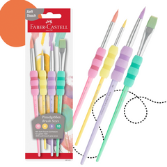 PASZTELL SZÍNŰ ECSET KÉSZLET