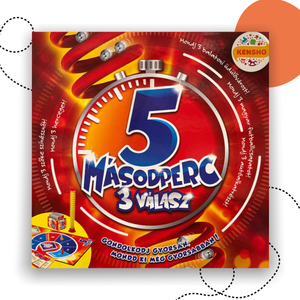 5 MÁSODPERC - VILLÁMKÉRDÉSEK TÁRSASJÁTÉK 8+
