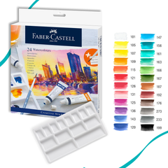 24 DARABOS AKVARELLFESTÉK KÉSZLET