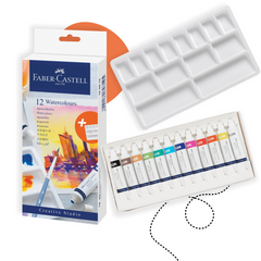 12 DARABOS AKVARELLFESTÉK KÉSZLET