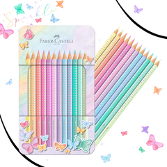 FÉM DOBOZOS PASZTELL SZÍNŰ SZETT