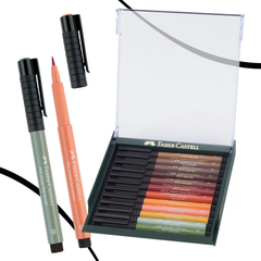 FABER-CASTELL MŰVÉSZ ECSETFILC KÉSZLET - ŐSZI SZÍNEK