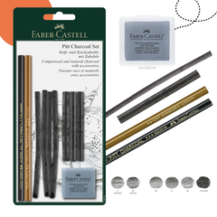 FABER-CASTELL PITT SZÉNRAJZ SZETT