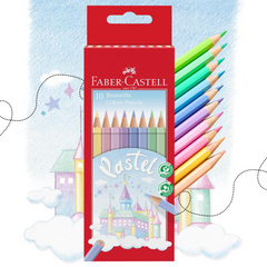 10 DARABOS PASZTELL SZÍNESCERUZA KÉSZLET