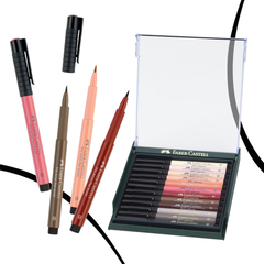 FABER-CASTELL MŰVÉSZ ECSETFILC KÉSZLET - PORTRÉ SZÍNEK