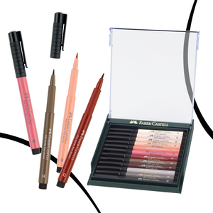 FABER-CASTELL MŰVÉSZ ECSETFILC KÉSZLET - PORTRÉ SZÍNEK