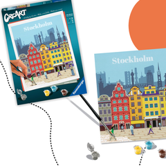 RAVENSBURGER AKRIL SZÁMFESTŐ - SZÍNES STOCKHOLM 12+