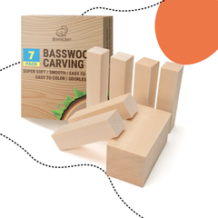 7 DARABOS BEAVERCRAFT HÁRSFABLOKK SZETT FAFARAGÁSHOZ