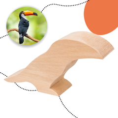 1 DARAB BEAVERCRAFT TUKÁN MADÁR HÁRSFA FAFARAGÓ ALAP