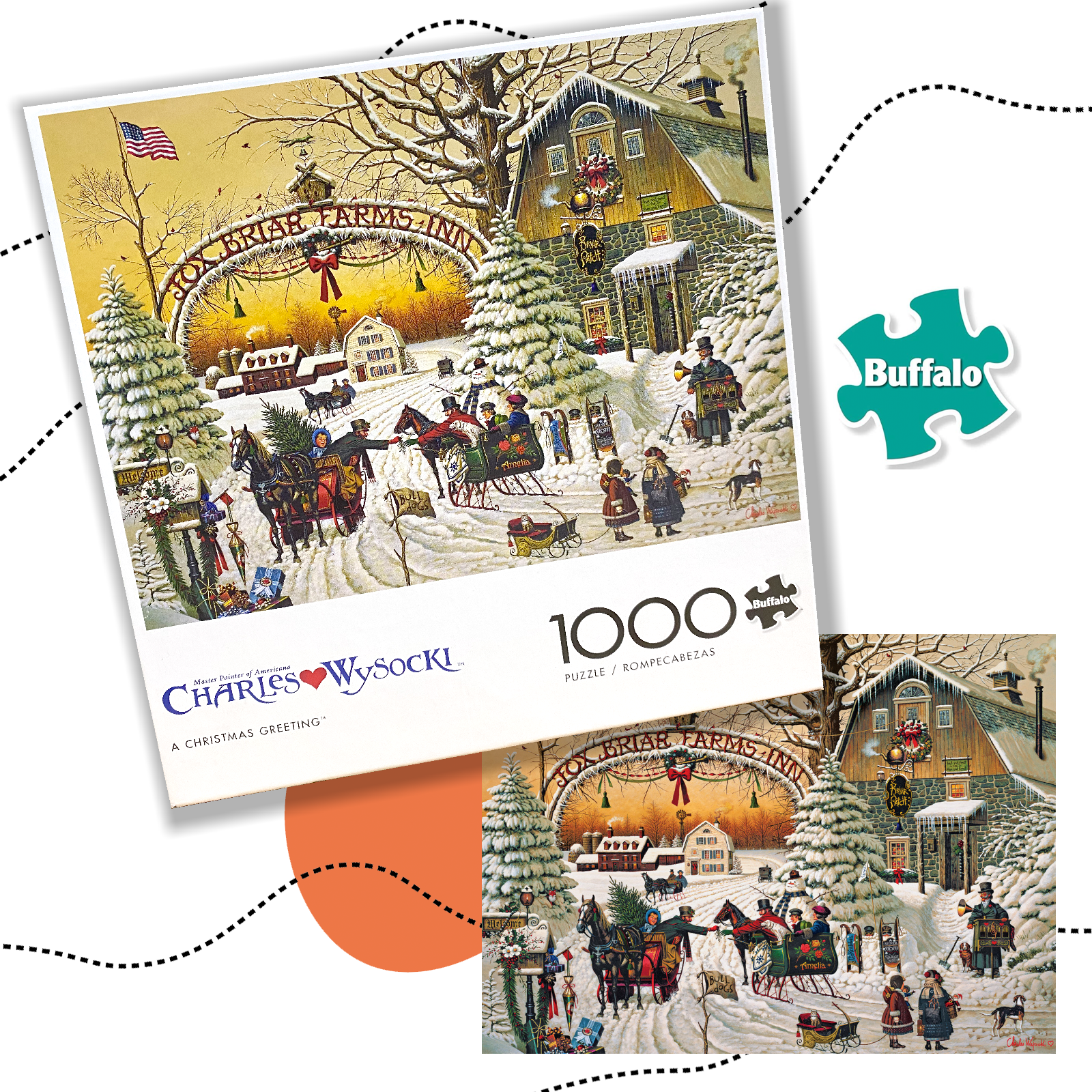 1000 DARABOS KARÁCSONYI PUZZLE
