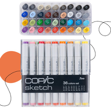 COPIC SKETCH 36 DARABOS FILCTOLL KÉSZLET