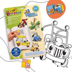 CRAYOLA JÁRGÁNYOK MATRICÁS FOGLALKOZTATÓ