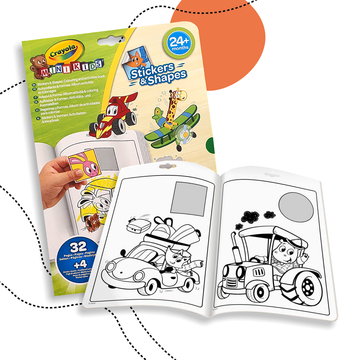 CRAYOLA JÁRGÁNYOK MATRICÁS FOGLALKOZTATÓ