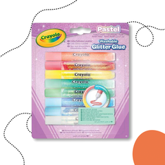 CRAYOLA PASZTELL CSILLÁMOS RAGASZTÓ 8 DARABOS