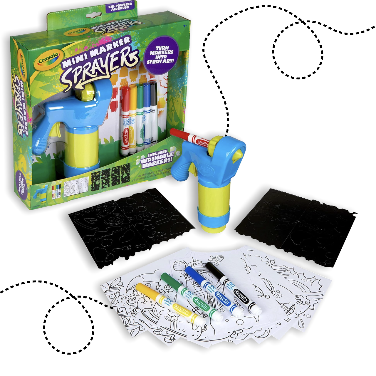 CRAYOLA FESTÉKSZÓRÓ SZETT