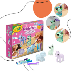 CRAYOLA WASHIMALS PASZTELL ÁLLATKÁK