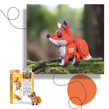 EUGY Vörös róka 3D Puzzle