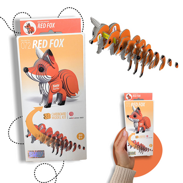 EUGY Vörös róka 3D Puzzle