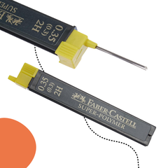 FABER-CASTELL TÖLTŐCERUZABETÉT 0,35 MM 2H