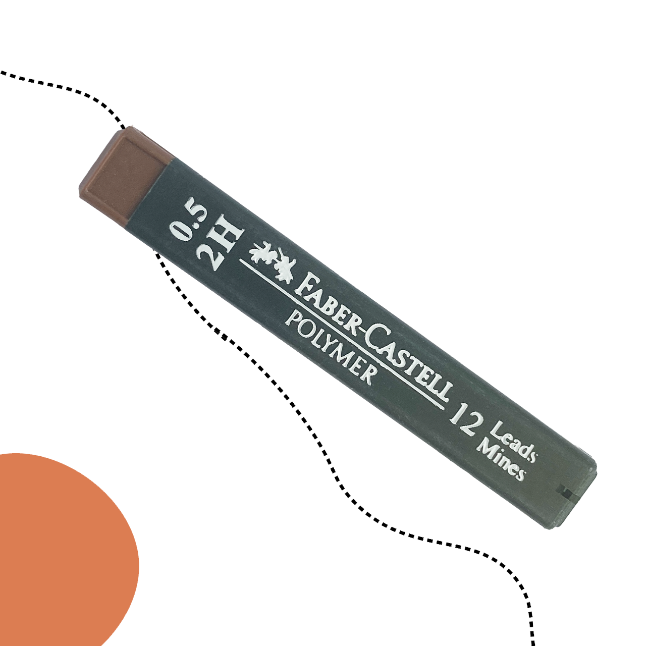 FABER-CASTELL TÖLTŐCERUZABETÉT POLYMER 0,5 MM 2H