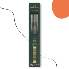 10 DARABOS FABER-CASTELL TK 9071 GRAFITBETÉT 2,0 MM 4H