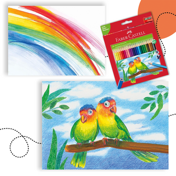 FABER-CASTELL SZÍNESCERUZA KÉSZLET HEGYEZŐVEL