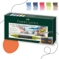 FABER-CASTELL ALBRECHT DÜRER 6 DARABOS AKVARELL ECSETFILC KÉSZLET