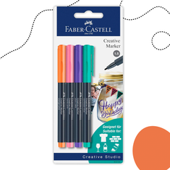 FABER-CASTELL CREATIVE MARKER DEKOR FILCTOLL KÉSZLET
