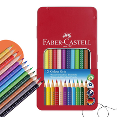 PIROS FÉM DOBOZOS SZÍNESCERUZA SZETT