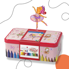 FABER-CASTELL 33 DARABOS FILCTOLL SZETT BALERINÁS FÉMDOBOZBAN