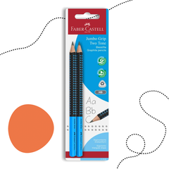 FABER-CASTELL 2 DB JUMBO GRIP GRAFITCERUZA - RANDOM SZÍNBEN