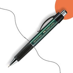 FABER-CASTELL GRIP PLUS BALL GOLYÓSTOLL 1407 METÁL ZÖLD M