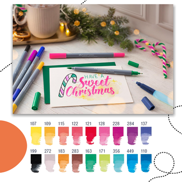 FABER-CASTELL GOLDFABER AQUARELL KÉTVÉGŰ FILCTOLL KÉSZLET