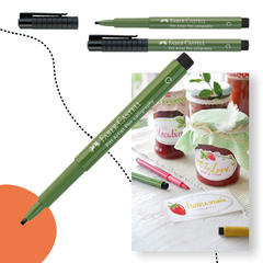 FABER-CASTELL MŰVÉSZ FILC KALLIGRÁFIÁHOZ SZÍNKÓD 174 KRÓMZÖLD