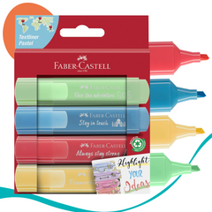 PASZTELLSZÍNŰ SZÖVEGKIEMELŐ SZETT