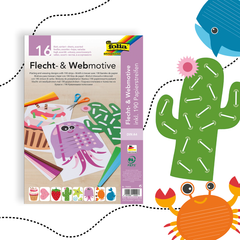 SZÖVÉS ÉS FONÁS GYAKORLÓ KÉZMŰVES PAPÍRKÉSZLET