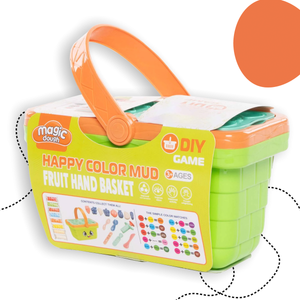 GYÜMÖLCSÖS KOSÁR GYURMA JÁTÉKKÉSZLET 3+