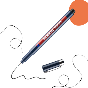 EDDING 1800 PRECÍZIÓS FINELINER TOLL 0,5 MM  FEKETE