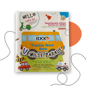 STICK'N FOGLALKOZTATÓ ÁTRAJZOLÓ FÜZET