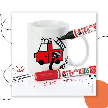 MARABU KiDS PORCELÁN‑ ÉS ÜVEG FILCTOLL BÖGRÉS KÉSZLET