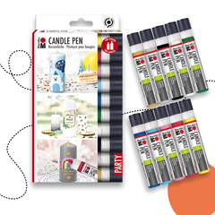 MARABU GYERTYADÍSZÍTŐ TOLL KÉSZLET