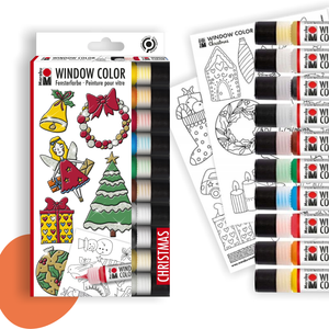 MARABU ÜVEGMATRICA - KARÁCSONYI FESTÉK KÉSZLET