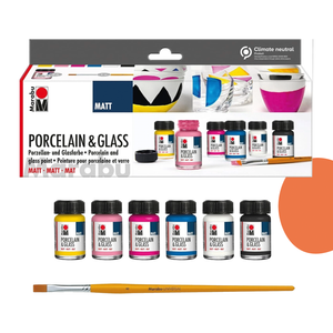 MARABU MATT PORCELÁN ÉS ÜVEG FESTÉK KÉSZLET