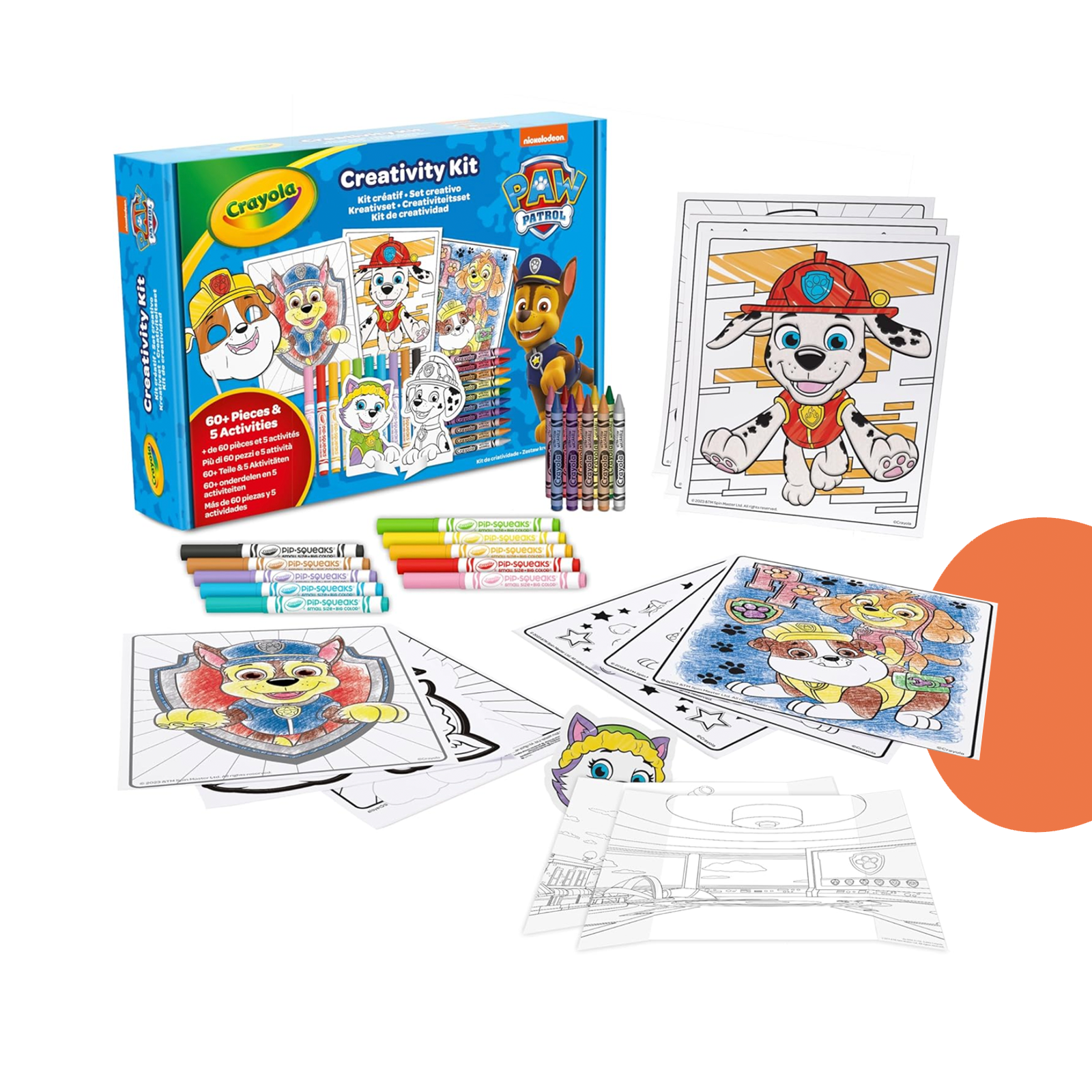 CRAYOLA MANCS ŐRJÁRAT 5 AZ 1-BEN KREATÍV SZETT