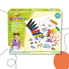 CRAYOLA MINI KIDS SZÍNEZŐ ÉS MATRICA KÉSZLET