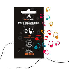 BIZTOSÍTÓTŰ SZEMJELÖLŐ HORGOLÁSHOZ ÉS KÖTÉSHEZ 15 DARABOS SZETT